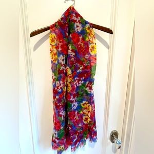 Floral scarf. Excellent condition.